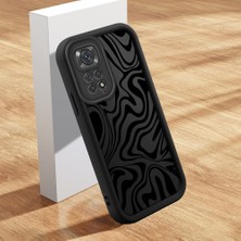 Ucuc Xiaomi Redmi Note 11/11S Uyumlu Siyah Silikon Kılıf Darbeye Dayanıklı Lens Koruma Kaliteli Baskı