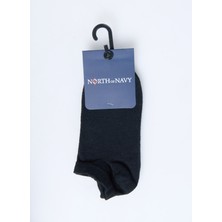 North Of Navy Siyah Kadın Patik Çorap ULR007