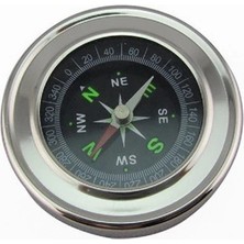 Eco Port Yuvarlak Metal Kasa Dayanıklı Pusula 80MM