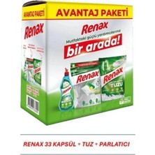 Epilons Avantajlı Paket Bulaşık Makinesi Kapsülü 33'lü Tuzu Parlatıcı