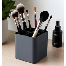 UltraMint Dört Bölmeli Modern Makyaj Fırçası Organizeri, Şık ve Pratik Tasarım