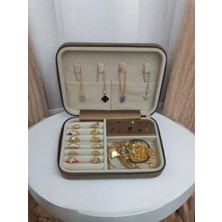 UltraMint Büyük Boy 14X21 Düzenleyici Takı Saklama Kutusu Seyahat Mücevher Çantası