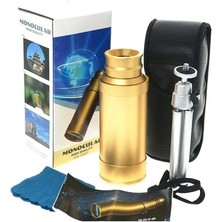 Eco Port 50X50 Panda Metal Gövde Tek Gözle Büyük Mercek Korsan Dürbün Gold