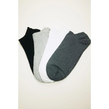 MiraLive Dikişsiz Kadın Bilek Çorap Dört Mevsim Yumuşak Doku 4 Çift