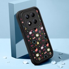 Ucuc Xiaomi Redmi Note 14 Pro Plus 5g Uyumlu Silikon Malzeme Darbeye Dayanıklı Siyah Renkli Sevimli Desen Kılıf