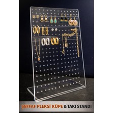 UltraMint Şeffaf Pleksi Küpe ve Takı Standı, Şık ve Kullanışlı Tasarım