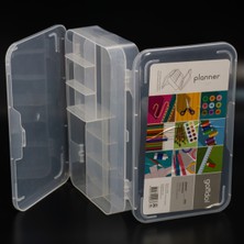 UltraMint Çift Katlı 10 Bölmeli Zx Xx Cv D96 Hobi ve Dikiş Alet Kutusu