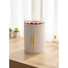 UltraMint Şık Silindir Takı ve Aksesuar Organizeri, Rulo Bölmeli, Pratik Kullanım