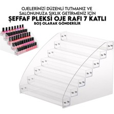 UltraMint 7 Katlı Pleksi Oje Rafı ve Organizer, Şık ve Pratik Tasarım