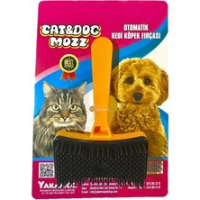 Delixa &dogmozz Otomatik Tek Tuşla Kolay Temizlenebilen Kedi Köpek Fırça Tarağı