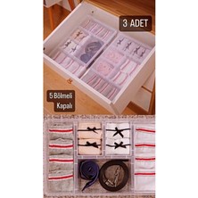 UltraMint 3'lü Luna Çekmece Içi Düzenleyici Kemer, Çorap, Kravat ve Iç Çamaşırı Organizeri