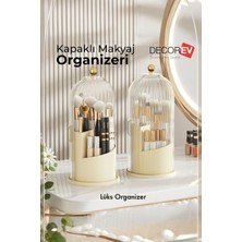 UltraMint Pratik Sürgülü Makyaj Fırçası Organizer, Banyo ve Kozmetik Düzenleyici