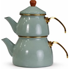 PR Home  Soft Green Gold Model Çaydanlık