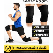 2'li Fitness Spor Dizlik, Ortopedik Antrenman Dizliği , Knee Sleeve Unisex Koşu Dizliği Spor Dizliği