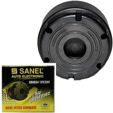 Sanel 12V-24V Geri Vites Kornası (Su Geçirmez) (-30 °c/+80 °c) (86-94 Db)