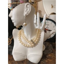 UltraMint Şık 21CM Dekoratif Takı Organizeri ve Manken Teşhir Standı