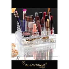 UltraMint Akrilik Çekmeceli Makyaj Organizeri, Şeffaf ve Fonksiyonel Tasarım