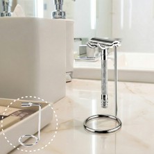 UltraMint Prizma Alüminyum Tıraş Jilet Tutucu ve Standı