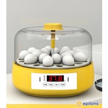 Epilons Mini Otomatik Ev Tipi Kuluçka: Papağan Bıldırcın Kuluçka Makinesi 18LI Yumurtalı Mx-18