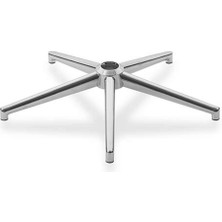 Kayaofis Krom Metal Konik Yıldız Ayak