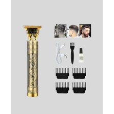 Epilons Profesyonel Çizik Tıraş Makinesi – T Çelik Bıçaklı, 120 Dakika Şarjlı Kullanım, 3 Başlıklı