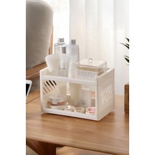 UltraMint Çift Katlı Çok Amaçlı Düzenleyici Raf, Mutfak ve Banyo Organizörü