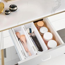 UltraMint Çok Bölmeli Ayarlanabilir Makyaj Organizeri, Pratik ve Şık Tasarım