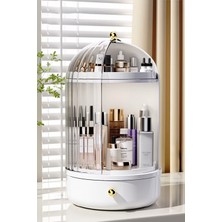 UltraMint 360 Derece Dönen Çekmeceli Çok Amaçlı Kozmetik ve Takı Organizeri