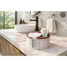 UltraMint Pratik Makyaj Temizleme Pamuğu ve Kulak Çöpü Standı Seti