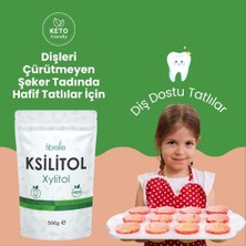 Fibrelle Ksilitol Bazlı Sofralık Tatlandırıcı 500 Gr. Ketojenik Diyete Uygundur