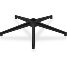 Kayaofis Siyah Metal Konik Yıldız Ayak