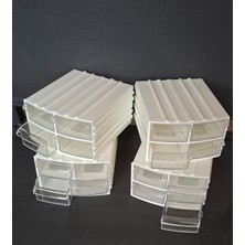 UltraMint Şeffaf Çekmeceli Organizer Kutu, 16 Bölmeli, Çok Amaçlı Saklama Çözümü