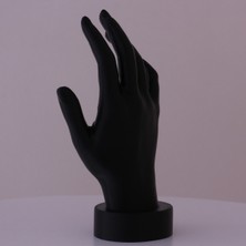 UltraMint Şık Siyah El Mankeni, Sanatsal ve Dekoratif Takı Sergisi Için Zarif Tasarım