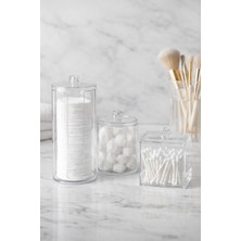 UltraMint 3’lü Şeffaf Kapaklı Organizer, Makyaj ve Banyo Düzenleyici
