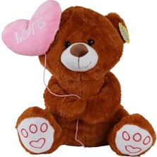 Sunman 4740 Sun-Jnh-Pff-Sk Peluş Ayı Kalpli Balonlu 40CM 2r