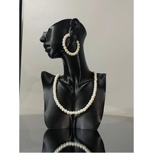 UltraMint Şık Takı Düzenleyici, 21 cm Kadın Figürlü Takı Standı ve Organizer