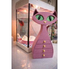 UltraMint Şık Çekmeceli Kedi Takı Kutusu, Masaüstü Organizer, Eşyalar Için Ideal