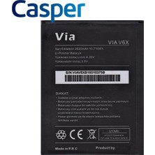 Casper Via V6X Pil Batarya Axya
