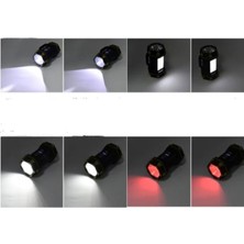 Vice Avm F.B.I F-262 Yeni Güçlü Çift Taraflı Taşınabilir Spot Ve Işıldak USB Powerbank Şarjlı Fener TG-V 1730