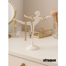 UltraMint Dekoratif Balerin Takı Standı, Yüzük, Küpe, Kolye Düzenleyici