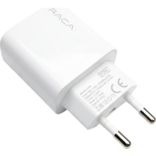 Raca U199 Pd 20 Watt Type-C Hızlı Şarj Adaptörü Cihazı (Type-C Pd 3.0)