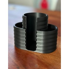 UltraMint Pratik ve Şık Pamuk ve Kulak Çubuğu Düzenleyici Banyo Organizer