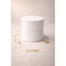 UltraMint 4 Katlı Silindir Takı ve Makyaj Organizeri, Çok Amaçlı Saklama Kutusu