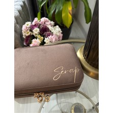 UltraMint Kişiye Özel Kadife Takı ve Mücevher Çantası, Organizer Kutusu