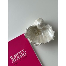 UltraMint Okyanus Kabuğu Tasarımlı Dekoratif Takı Kutusu, Şık ve Zarif Süs Dükkanı