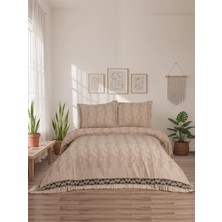 Calantha Home Collection Sara  3 Parça Kapiçino  Pike Takımı  240 x 260 cm