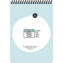 Keskin Color Hisli Şeyler A5 80 Yp Çizgili Üstten Spiralli Karton Kapak Not Defteri - Kimseleri Çekemem