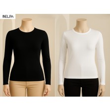 Belpa Sıla Sella Uzun Kollu Bisiklet Yaka Body 2'li Set