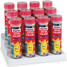 Fatih Kuru Boya Metal Tüp Kutu Tam Boy 24 Renk 33224