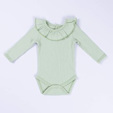 Donino Baby Mint Yeşil Fırfır Yaka Tulum